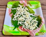 大葉とチーズの豚バラ巻き作り方1写真