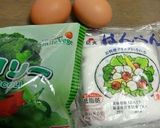ブロッコリー＋はんぺん、レンジだけで調理作り方1写真