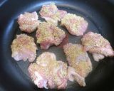 鳥もも肉のゴマ焼き作り方4写真