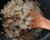お酒の〆に★塩昆布豆ごはん作り方5写真