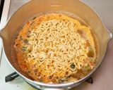 炒りニラ豆腐の辛ラーメンブラック作り方8写真