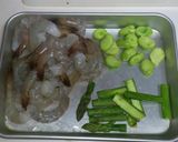 海老と春野菜のスパイシーフリッター作り方1写真