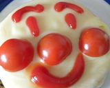 朝食に子供が喜ぶ、アンパンマントースト作り方6写真