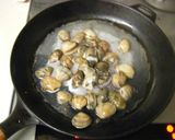 春の旬な食材★あさりと菜の花のパスタ作り方4写真