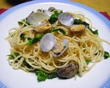 春の旬な食材★あさりと菜の花のパスタ作り方6写真