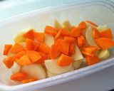 ＊レンジで簡単！豆苗入りポテトサラダ＊作り方3写真