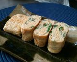 三つ葉と明太子の卵焼き作り方4写真