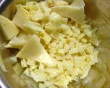 筍ご飯 うどんスープの素&松山あげ使用。作り方1写真