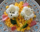 春爛漫～お花畑でおにぎり作り方3写真