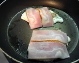 新!ベーコンエッグ 作り方3写真