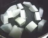 巾着鶏肉と大根の煮物作り方6写真