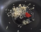 たけのことニラの豚丼～温玉のせ～作り方3写真