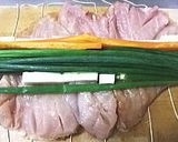 鶏胸肉のこんがり和風巻き作り方4写真