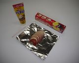 ソーラークッカー焼きリンゴ(黒ホイル版)作り方1写真