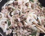 10分で完成！炒め肉じゃが　甘味噌味作り方6写真