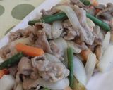 10分で完成！炒め肉じゃが　甘味噌味作り方8写真