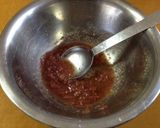 たけのこの姫皮の梅肉和え作り方3写真