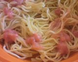 レンジで簡単！明太子パスタもどき～作り方2写真