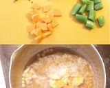 煮込み20分。レンズ豆のリゾット風作り方2写真