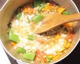 煮込み20分。レンズ豆のリゾット風作り方4写真