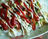 簡単♪ほうれん草のトロトロオムレツご飯作り方5写真