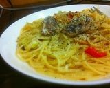 新玉ねぎと鰯のオイルソースパスタ作り方8写真