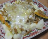 じゃがいもとかぼちゃのカレーグラタン風作り方7写真