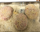 サクサク揚げ焼き、手作りメンチカツ作り方8写真