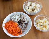 【栗の彩り炊き込みご飯】秋の贅沢！優しい味わい♬作り方3写真