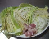 ＊とろとろキャベツとベーコンの味噌汁＊作り方2写真