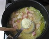 ＊とろとろキャベツとベーコンの味噌汁＊作り方8写真