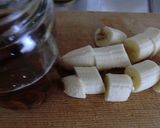 黒酢＋バナナ＋黒砂糖で、酢を摂ります。作り方2写真