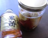 黒酢＋バナナ＋黒砂糖で、酢を摂ります。作り方3写真