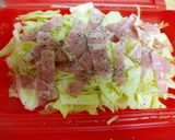 ヘルシー！キャベツとベーコンの温サラダ作り方3写真