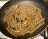 こんにゃくのしょうが醤油炒め作り方3写真