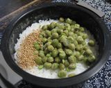 ①塩えんどう豆ご飯♪♪作り方3写真