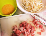 簡単(๑´ڡ`๑)もやし炒めの卵とじ作り方1写真