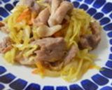 豚肉と千切りキャベツのにんにく醤油炒め作り方10写真