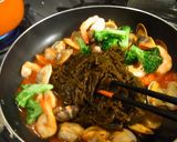 もずくがパスタde全部海！なペスカトーレ作り方3写真