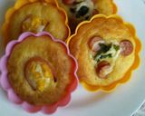 残り物リメイク♪簡単惣菜カップケーキ作り方4写真