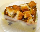 カツカレーのデコおにぎり☆カットケーキ風作り方4写真