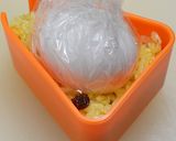 カツカレーのデコおにぎり☆カットケーキ風作り方7写真
