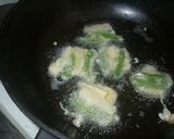スナップえんどうと山芋の天ぷら作り方4写真