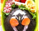 【キャラ弁】仮面ライダーフォーゼおにぎり作り方8写真