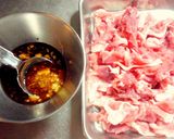 豚薄切り肉のハニージンジャー焼き作り方2写真