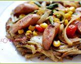 フライパンで♪ウインナーじゃがカレーピザ作り方10写真