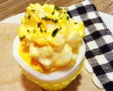 お弁当に♪ゆでたまごonゆでたまご作り方4写真