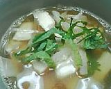 ☆大根とじゃが芋の鶏汁作り方3写真
