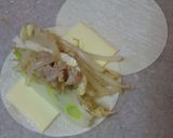 豚肉☆もやし☆チーズの巻き巻き餃子作り方4写真