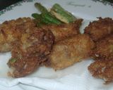 チーズ&スナップえんどうの豚肉巻きフライ作り方6写真